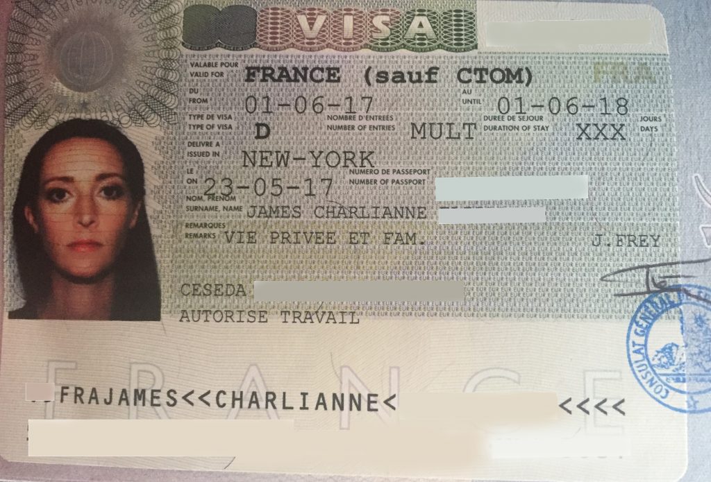 guide French Visa American of for spouse citizen Long Sejour ...